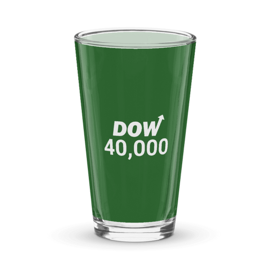 Dow 40.000 Shaker pint glass / Dow 40k Shaker pint glass