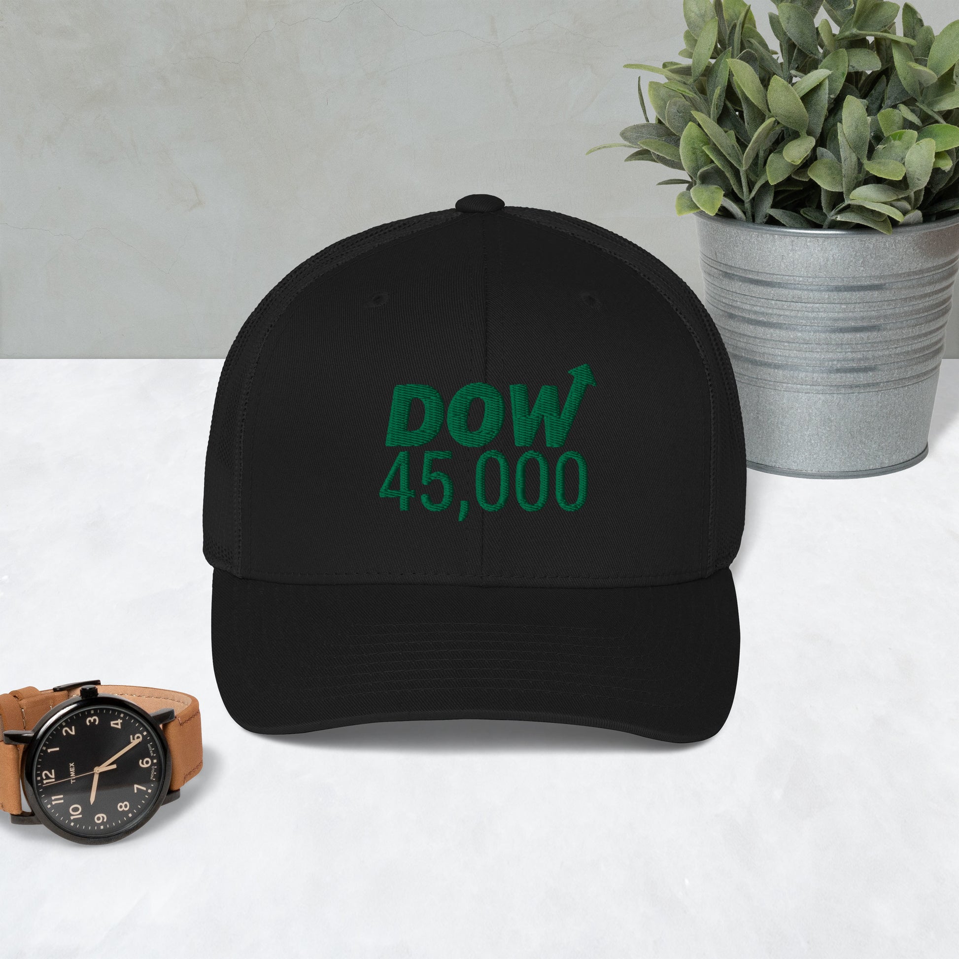 Dow 45.0000 Hat / Dow 45k Hat / Dow 45000 Trucker Cap