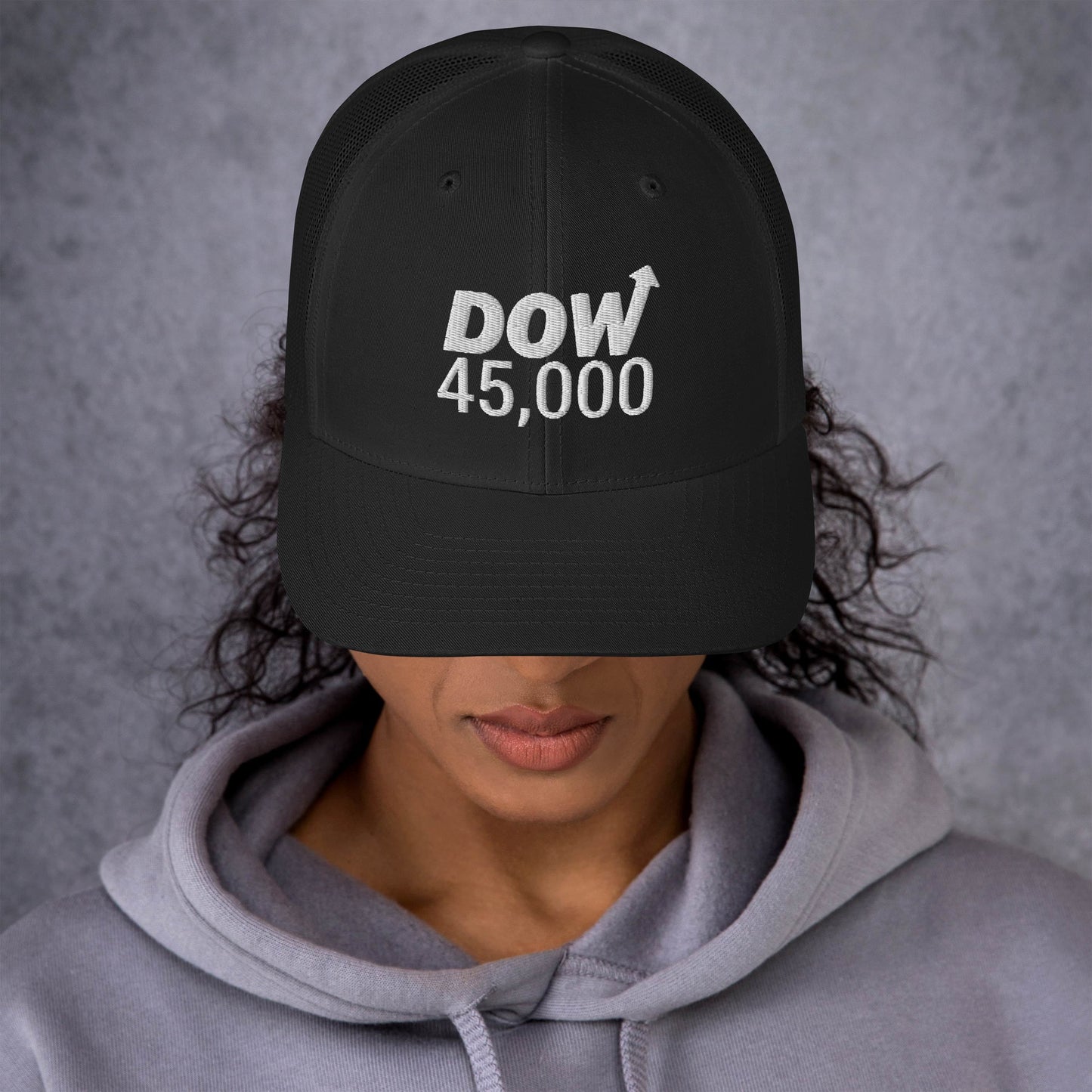 Dow 45.0000 Hat / Dow 45k Hat / Dow 45000 Trucker Cap