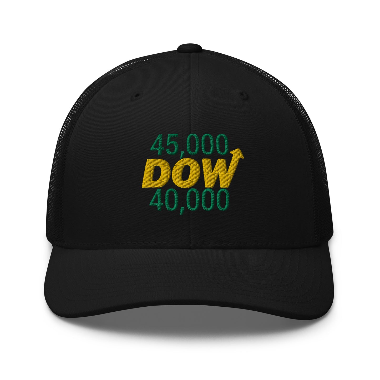 Dow 40.000 Rise To Dow 45.0000 Hat / Dow 40k Hat / Dow 40k Trucker Cap