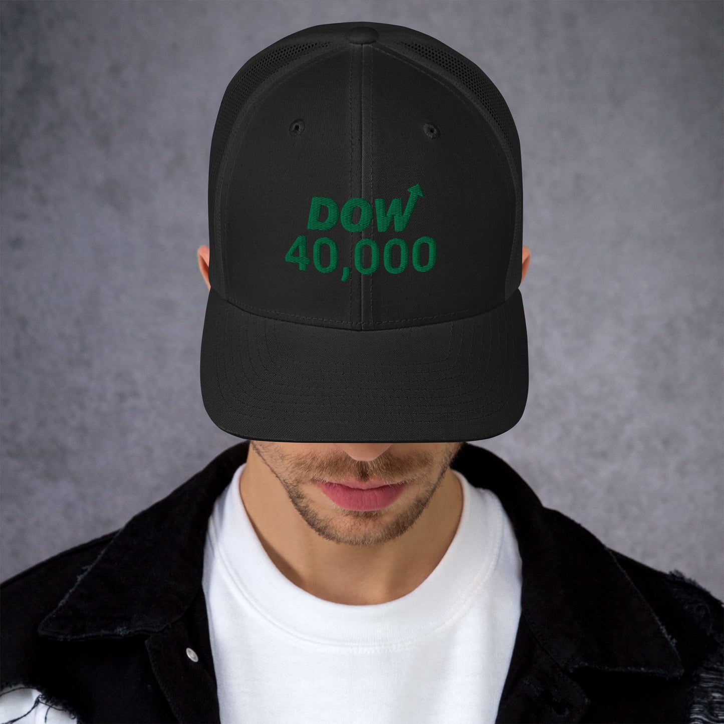 Dow 40.000 Hat / Dow 40k Hat / Dow 40000 Trucker Cap