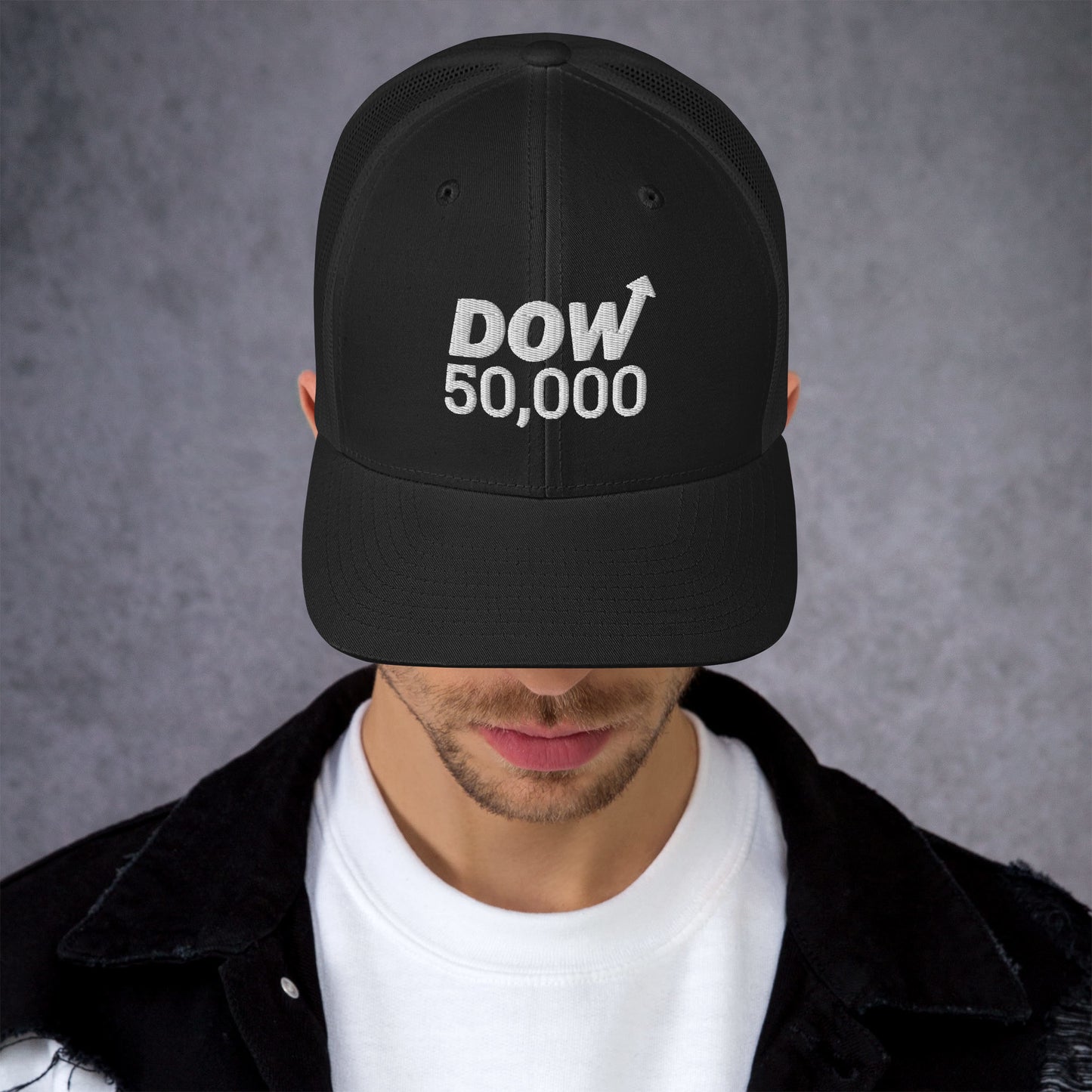 Dow 50.000 Hat / Dow 50000 Hat / Dow 50K Trucker Cap