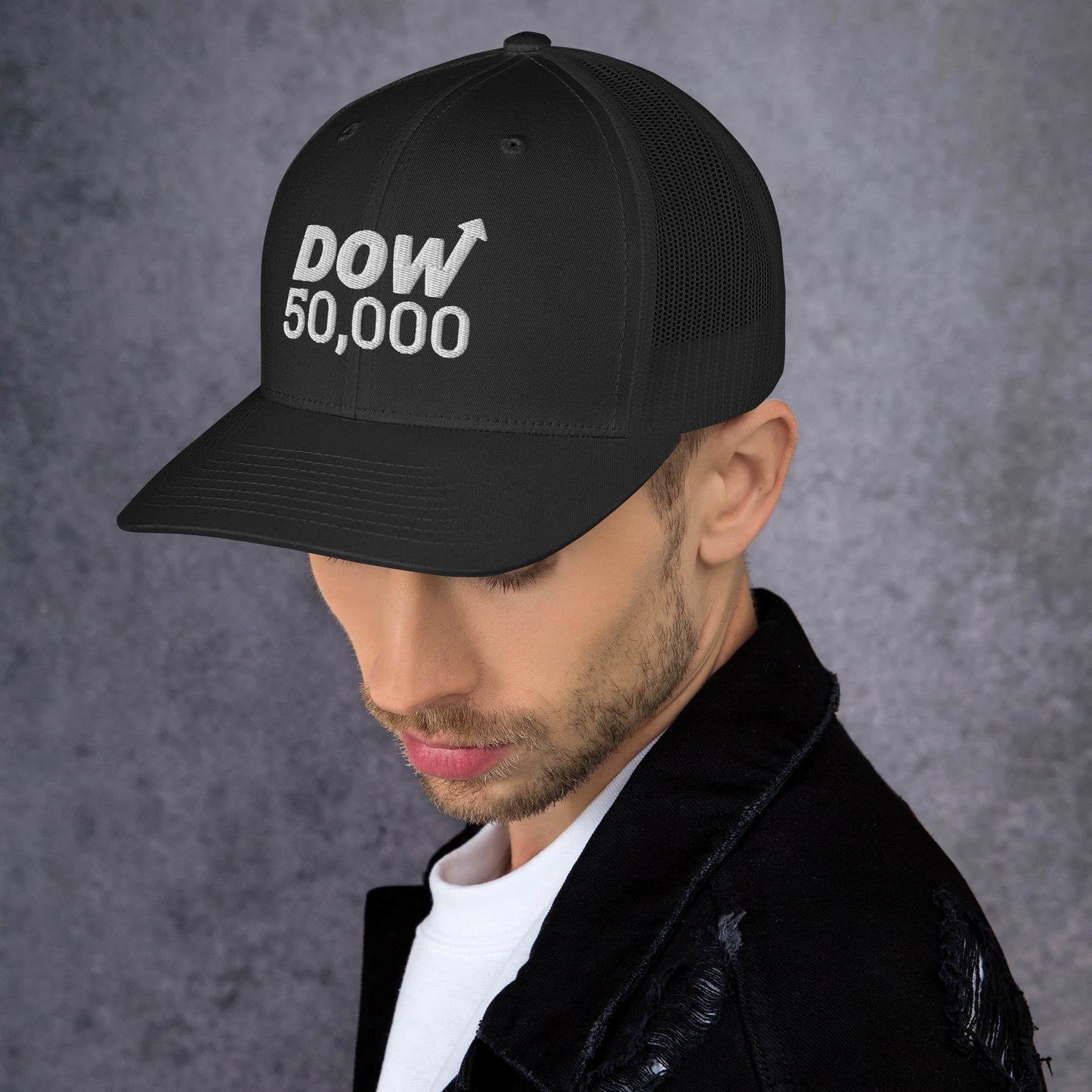 Dow 50.000 Hat / Dow 50000 Hat / Dow 50K Trucker Cap