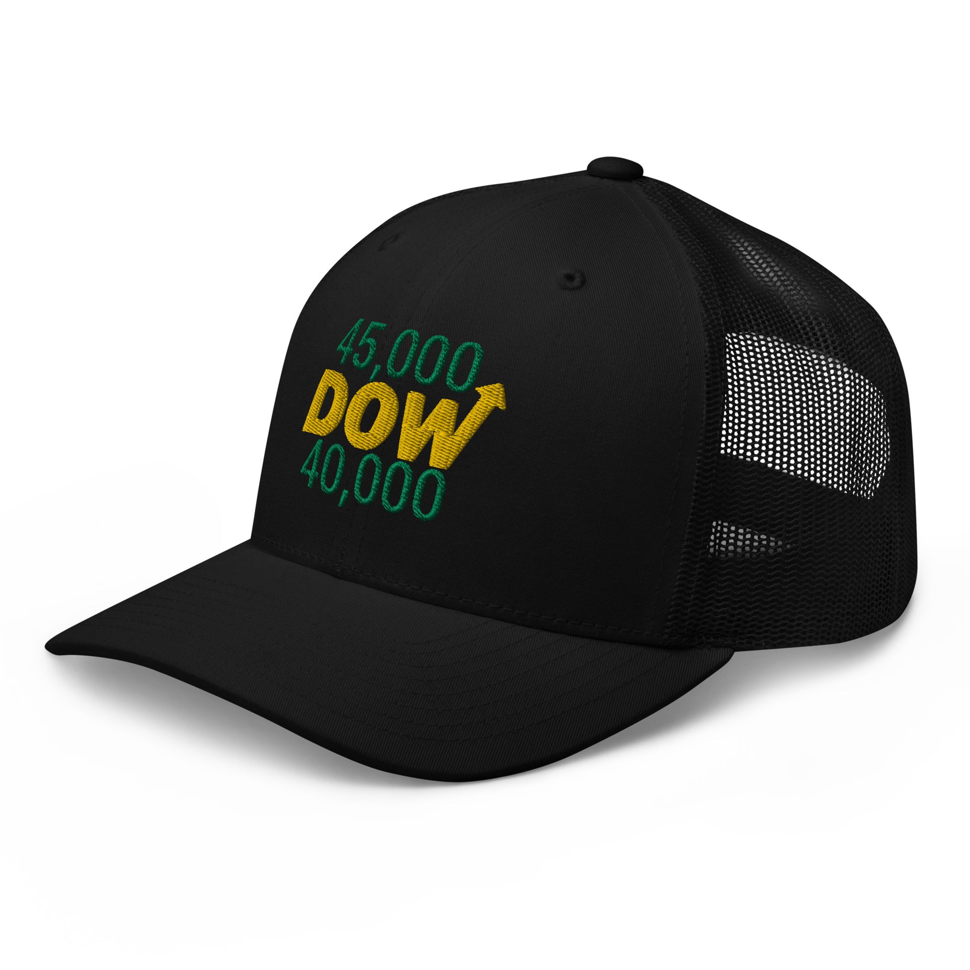 Dow 40.000 Rise To Dow 45.0000 Hat / Dow 40k Hat / Dow 40k Trucker Cap