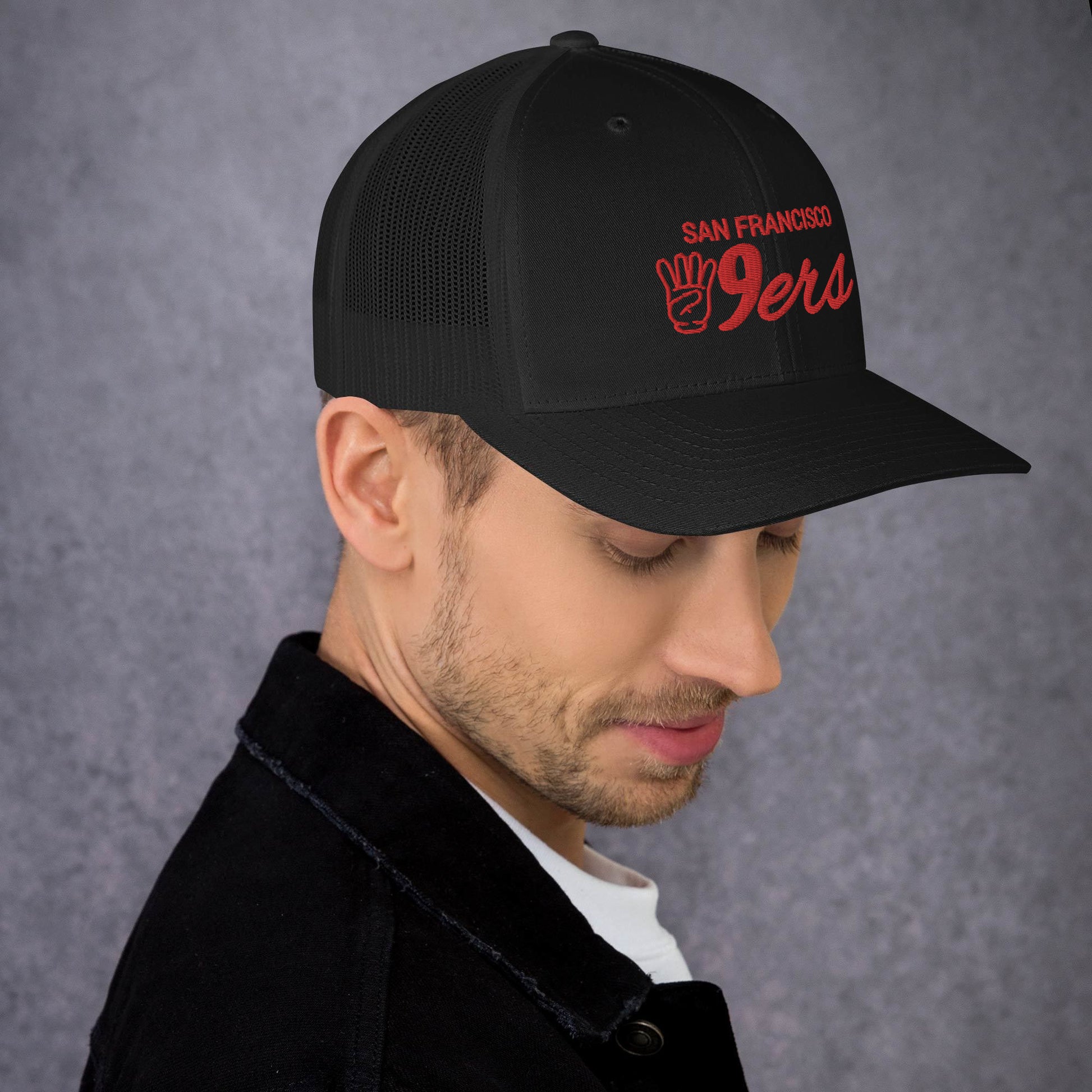 Kyle shanahan hot sale trucker hat