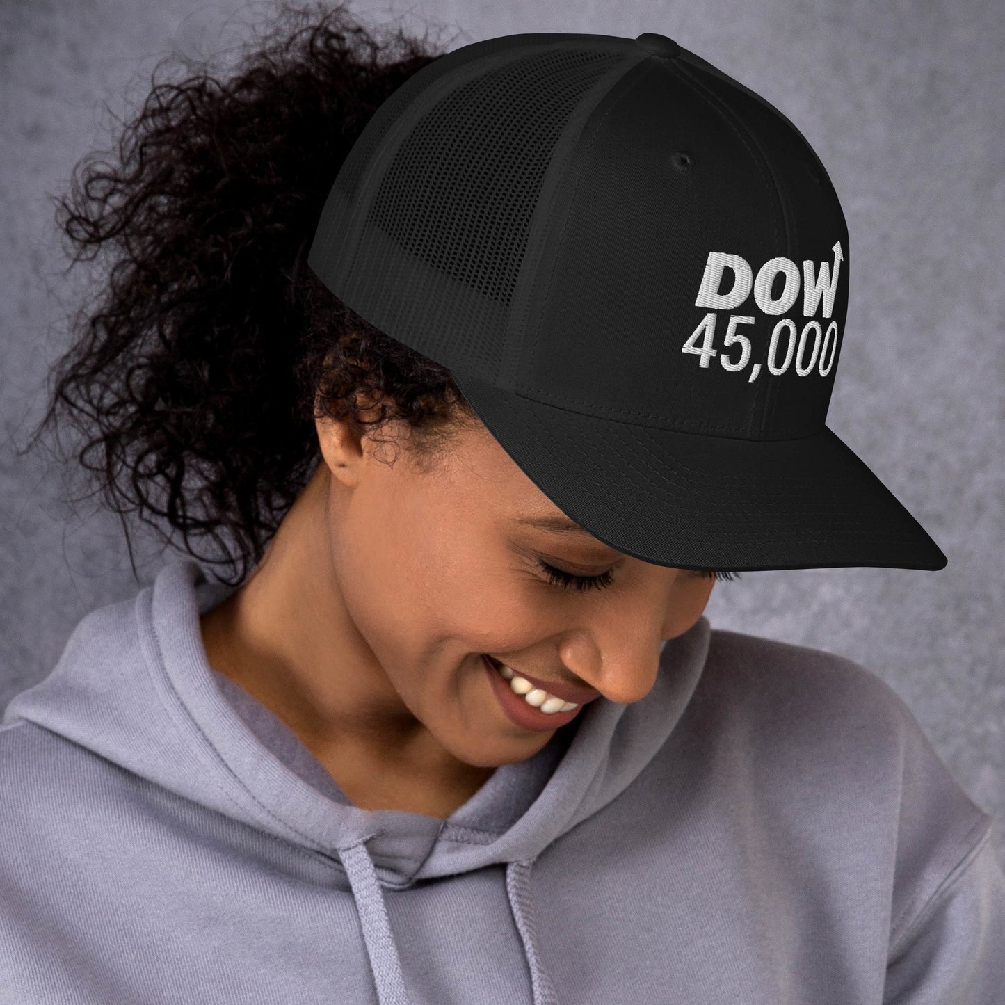 Dow 45.0000 Hat / Dow 45k Hat / Dow 45000 Trucker Cap