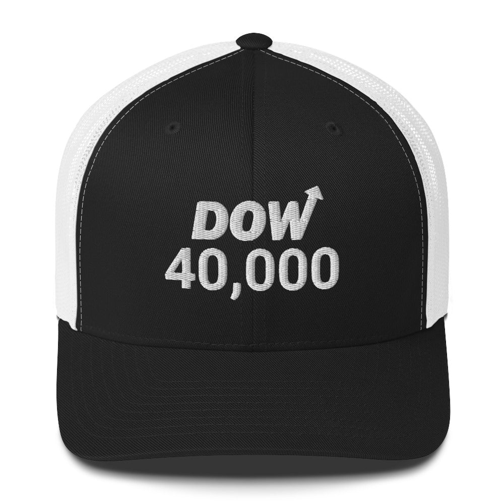 Dow 40.000 Hat / Dow 40k Hat / Dow 40000 Trucker Cap