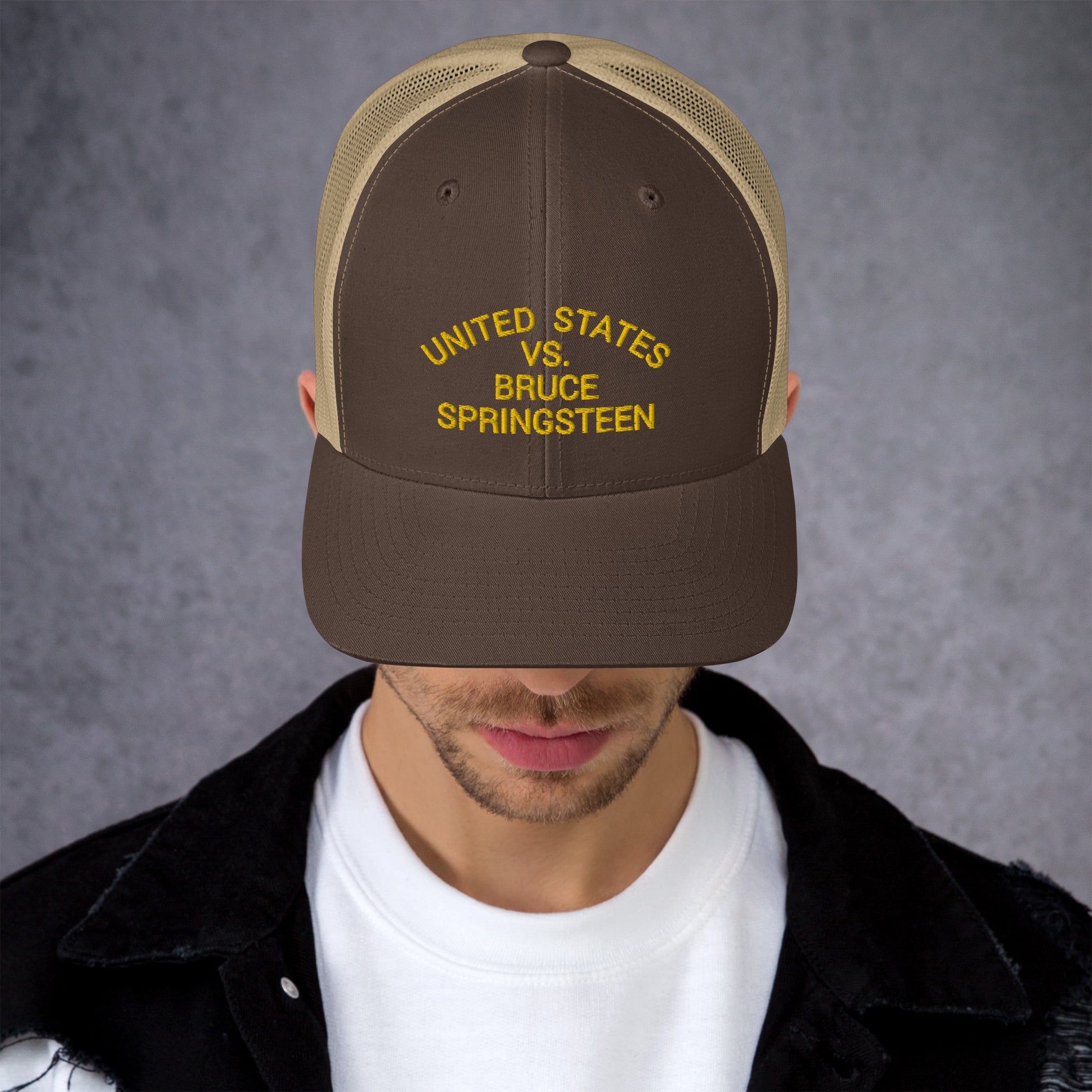 United States VS Bruce Springsteen Hat / Bruce Springsteen Trucker Cap