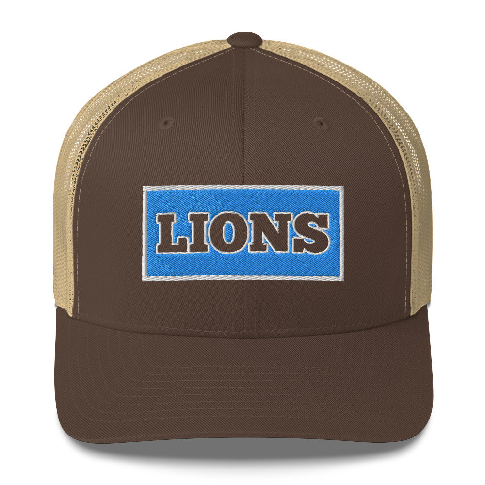 Detroit lions 1934 Hat / Dan Campbell's Hat / Lions 1934 Trucker Cap