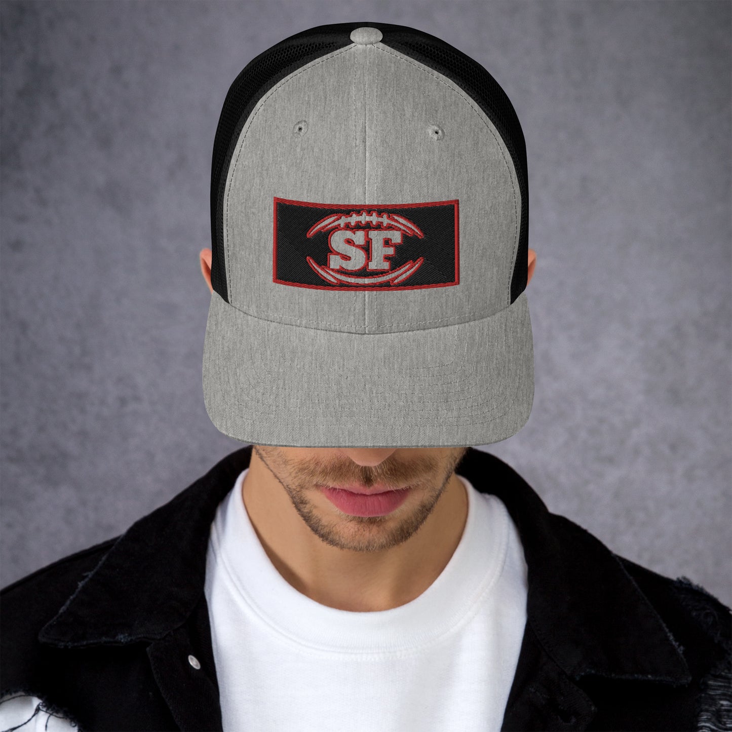 Kyle Shanahan Hat / 49ers Hat / San Francisco Hat / SF Trucker Cap