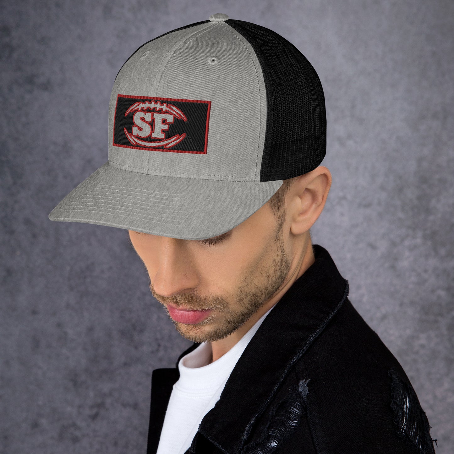 Kyle Shanahan Hat / 49ers Hat / San Francisco Hat / SF Trucker Cap