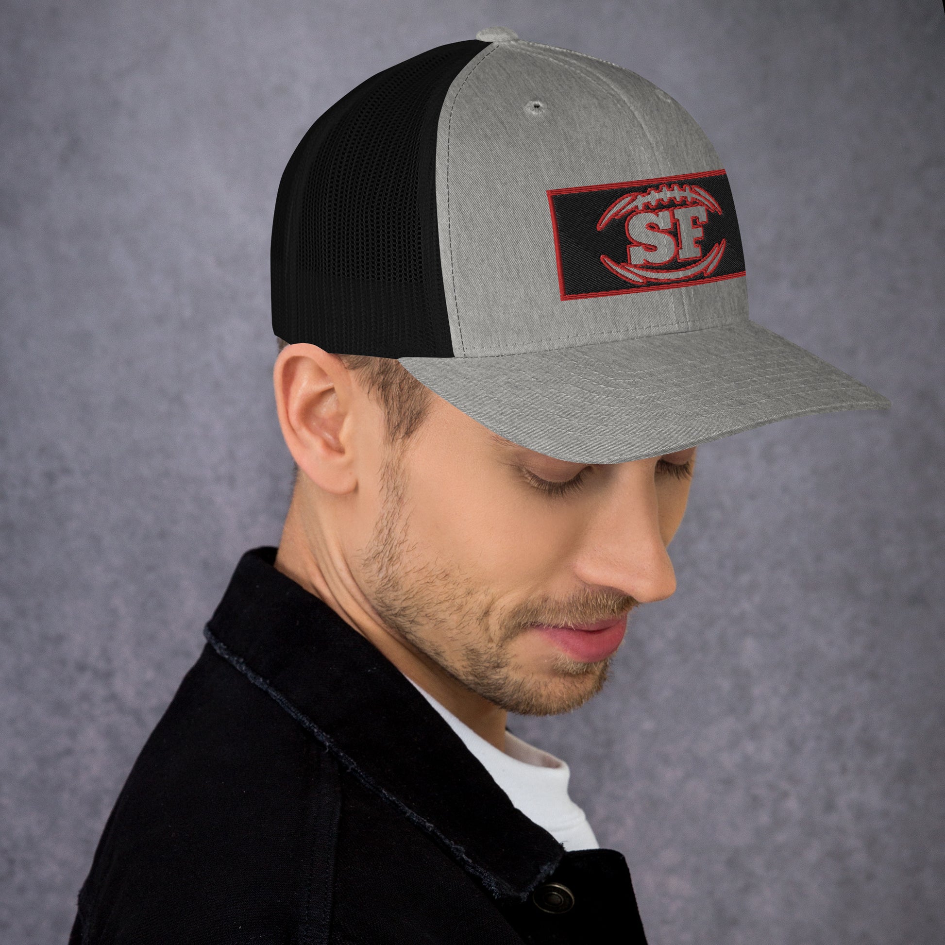 Kyle Shanahan Hat / 49ers Hat / San Francisco Hat / SF Trucker Cap