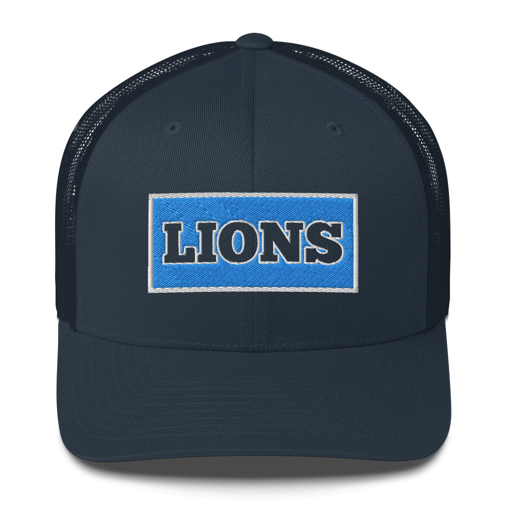 Detroit lions 1934 Hat / Dan Campbell's Hat / Lions 1934 Trucker Cap