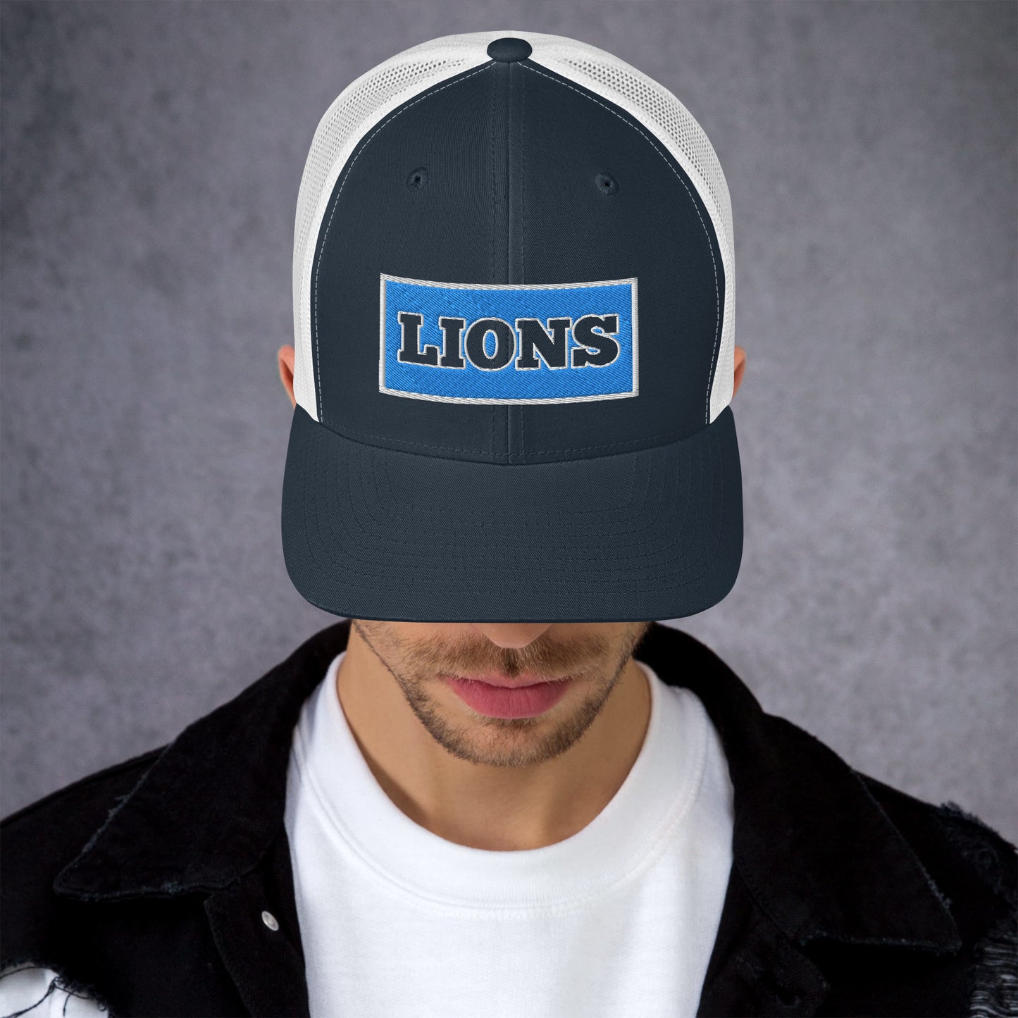 Detroit lions 1934 Hat / Dan Campbell's Hat / Lions 1934 Trucker Cap