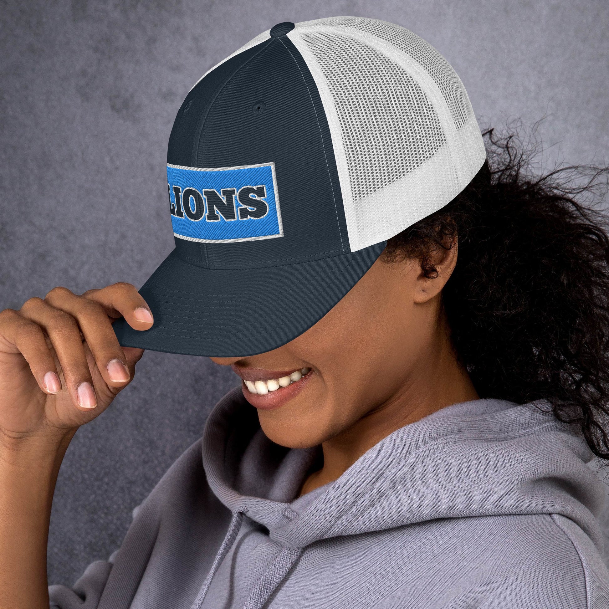 Detroit lions 1934 Hat / Dan Campbell's Hat / Lions 1934 Trucker Cap