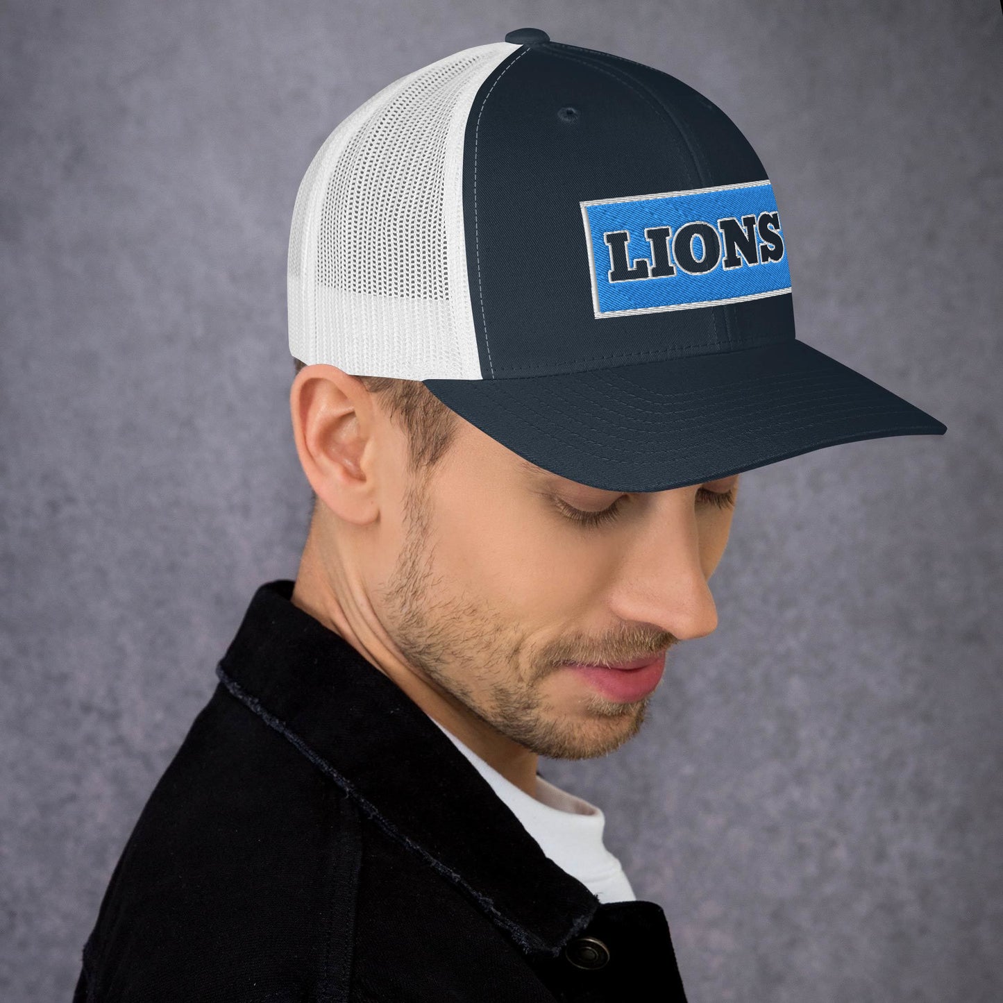 Detroit lions 1934 Hat / Dan Campbell's Hat / Lions 1934 Trucker Cap