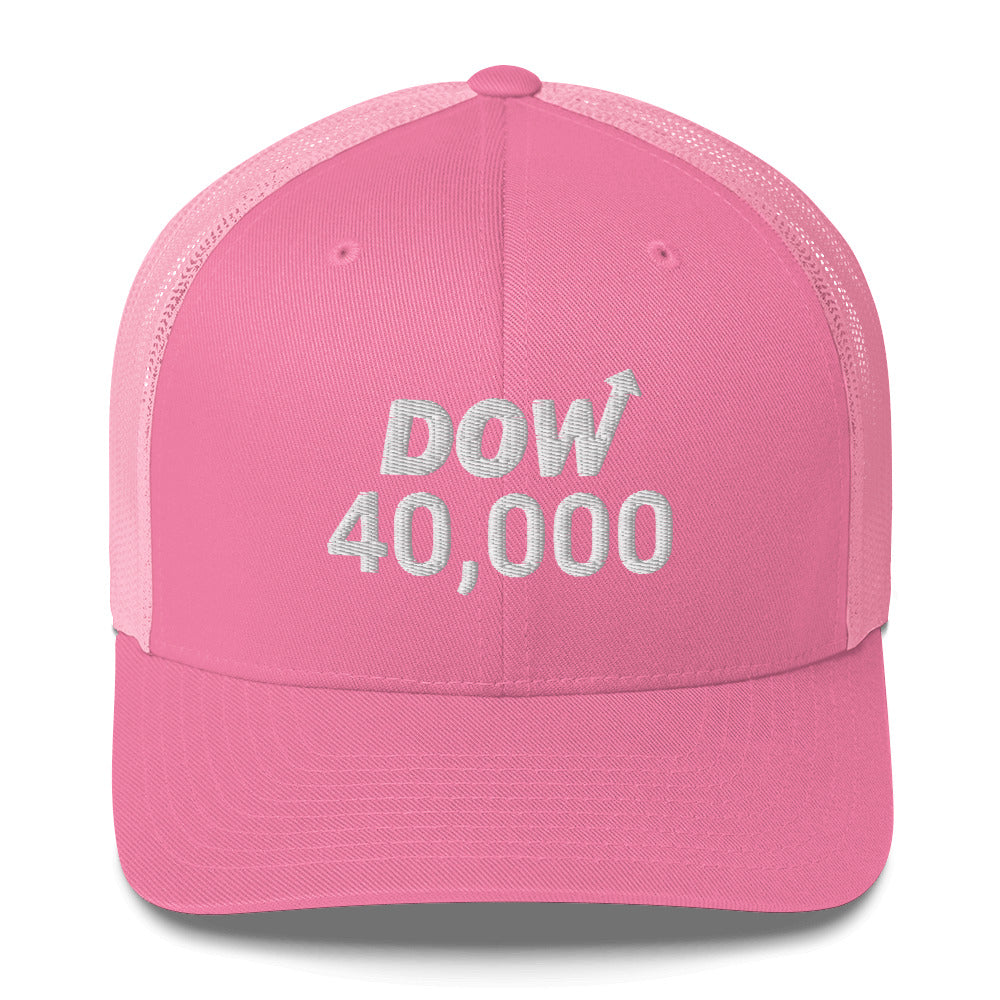 Dow 40.000 Hat / Dow 40k Hat / Dow 40000 Trucker Cap