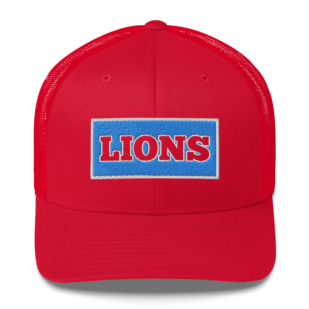 Detroit lions 1934 Hat / Dan Campbell's Hat / Lions 1934 Trucker Cap