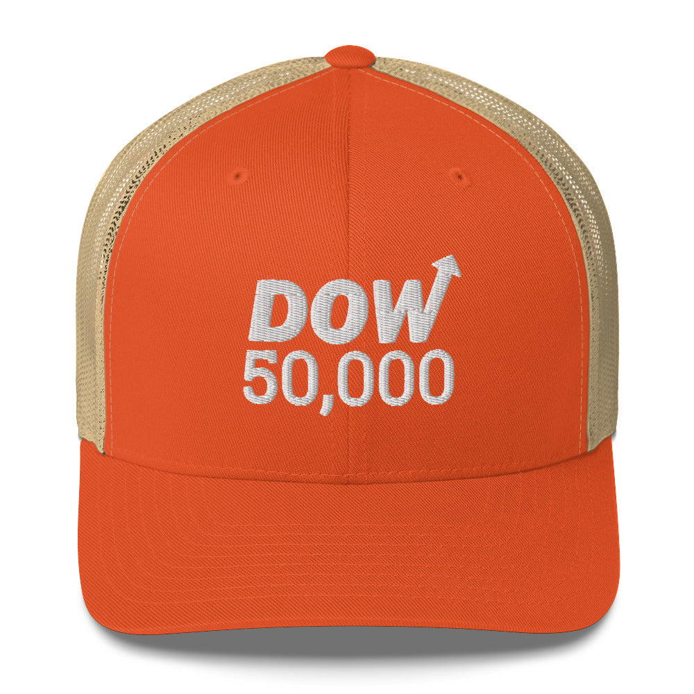 Dow 50.000 Hat / Dow 50000 Hat / Dow 50K Trucker Cap