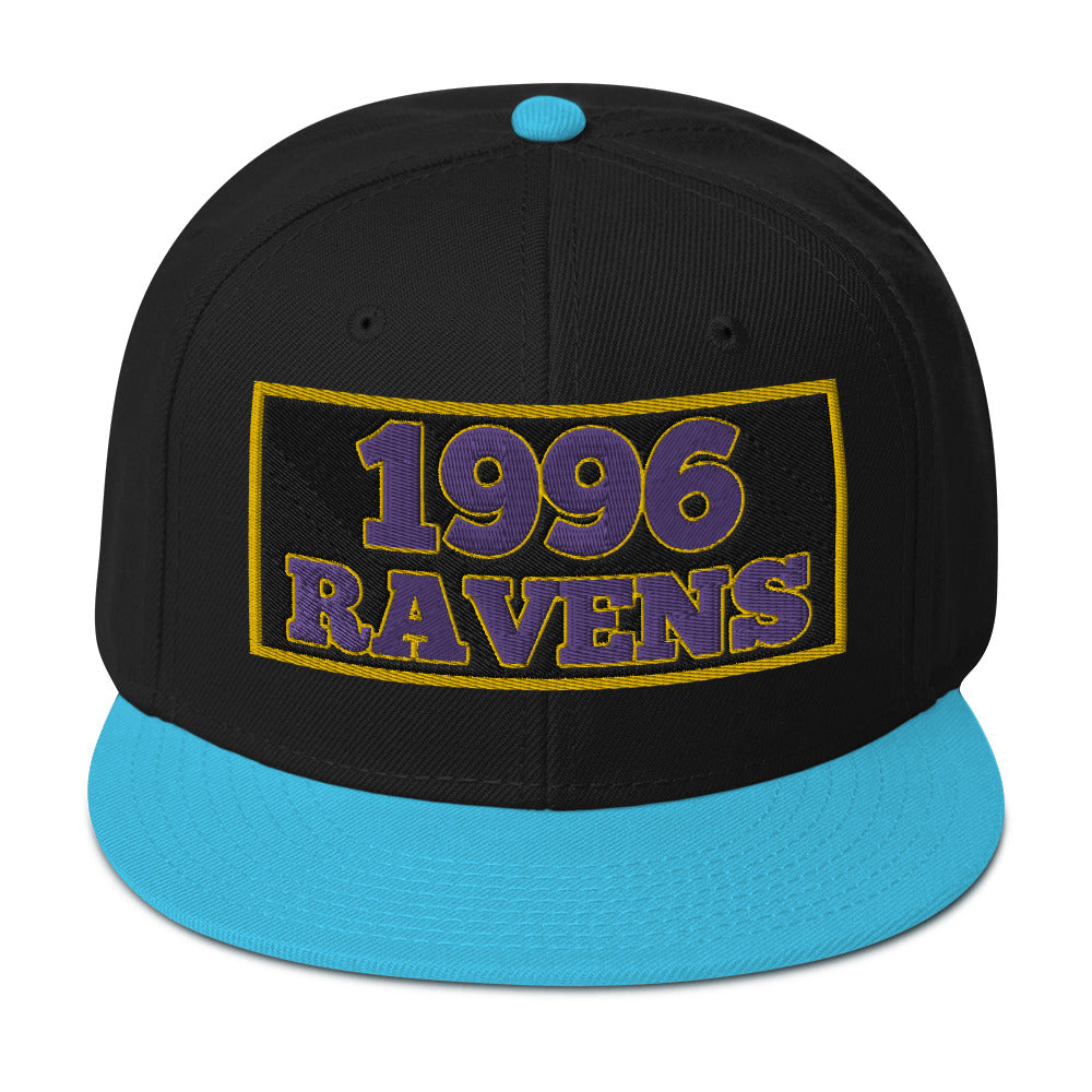 Ravens 1996 Hat / Baltimore Ravens Hat / 1996 Ravens Snapback Hat