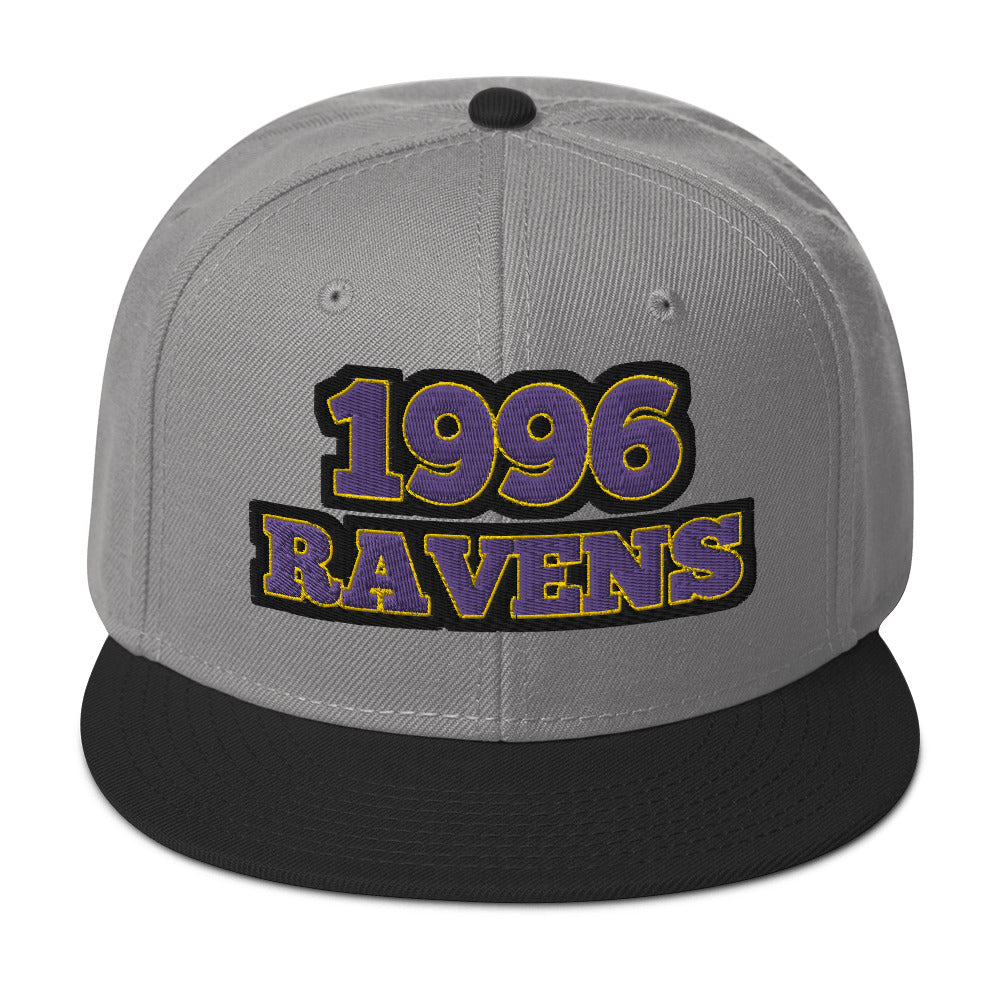 Ravens 1996 Hat / Baltimore Ravens Hat / 1996 Ravens Snapback Hat