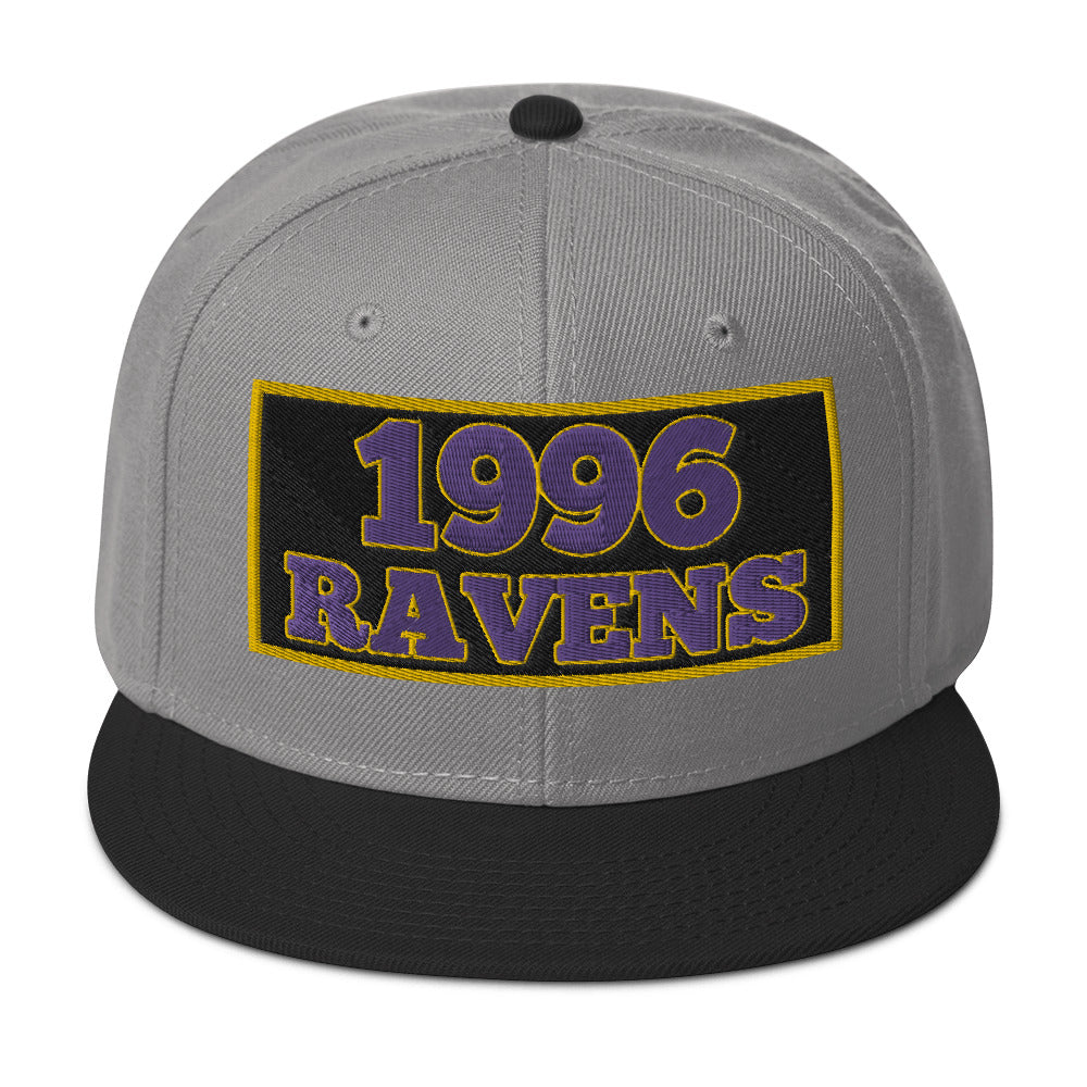 Ravens 1996 Hat / Baltimore Ravens Hat / 1996 Ravens Snapback Hat