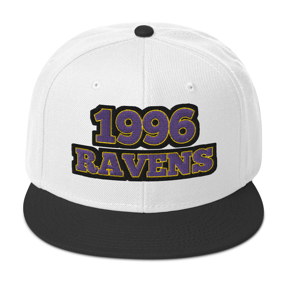 Ravens 1996 Hat / Baltimore Ravens Hat / 1996 Ravens Snapback Hat