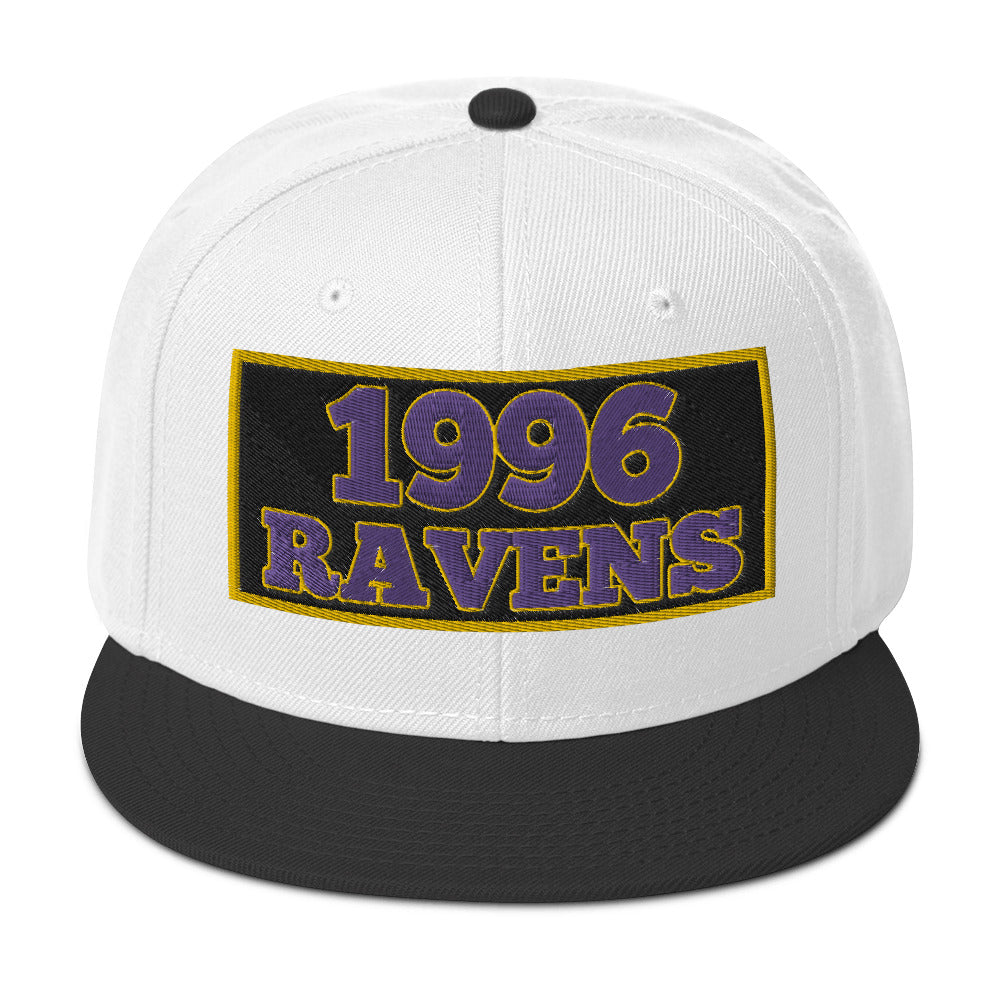 Ravens 1996 Hat / Baltimore Ravens Hat / 1996 Ravens Snapback Hat