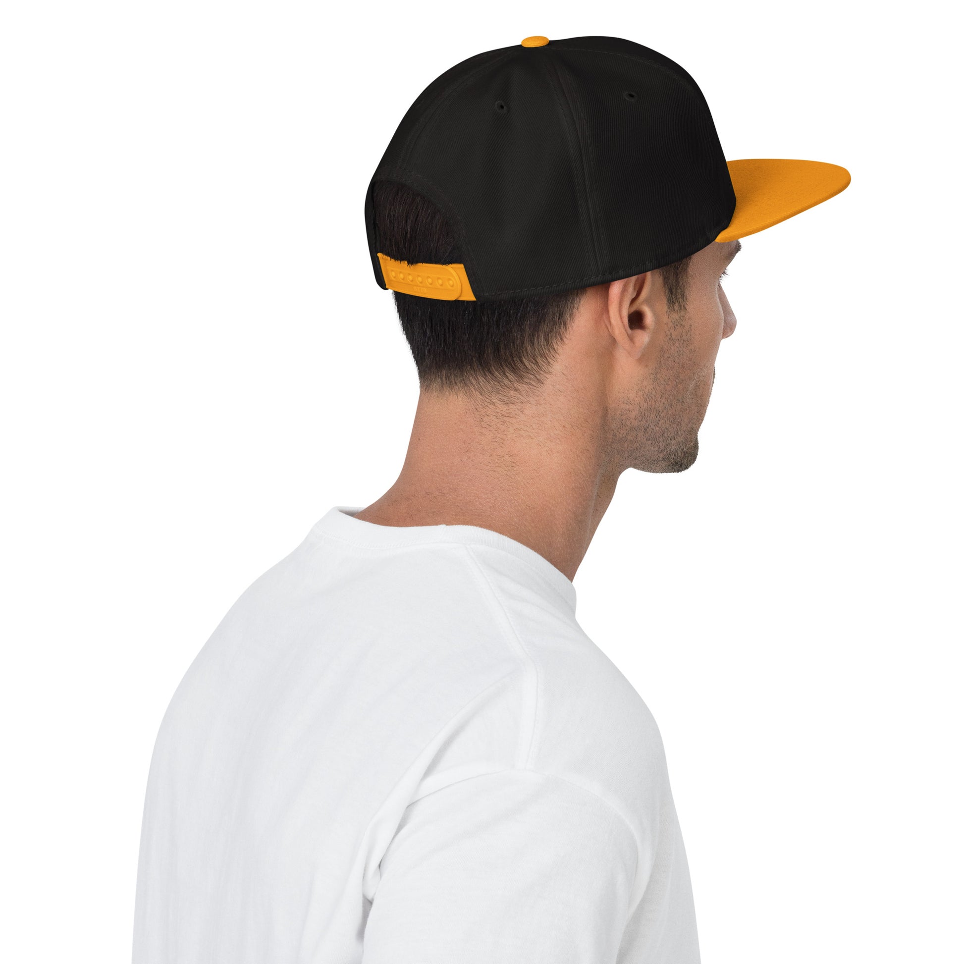 Nintendo Antagonist Yellow Hat / Nintendo Yellow / W Snapback Hat