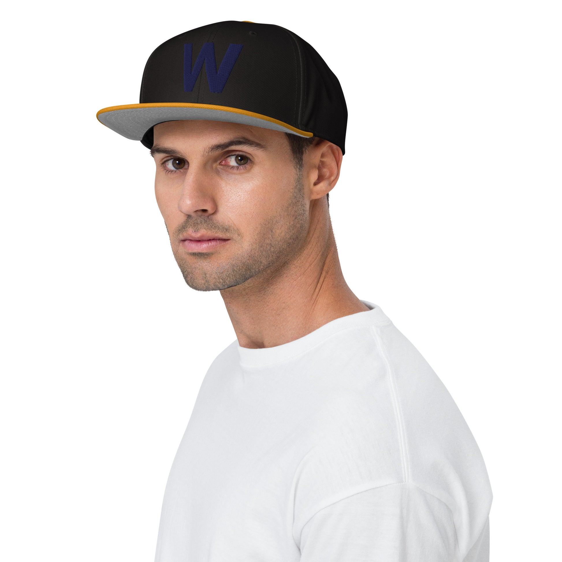 Nintendo Antagonist Yellow Hat / Nintendo Yellow / W Snapback Hat