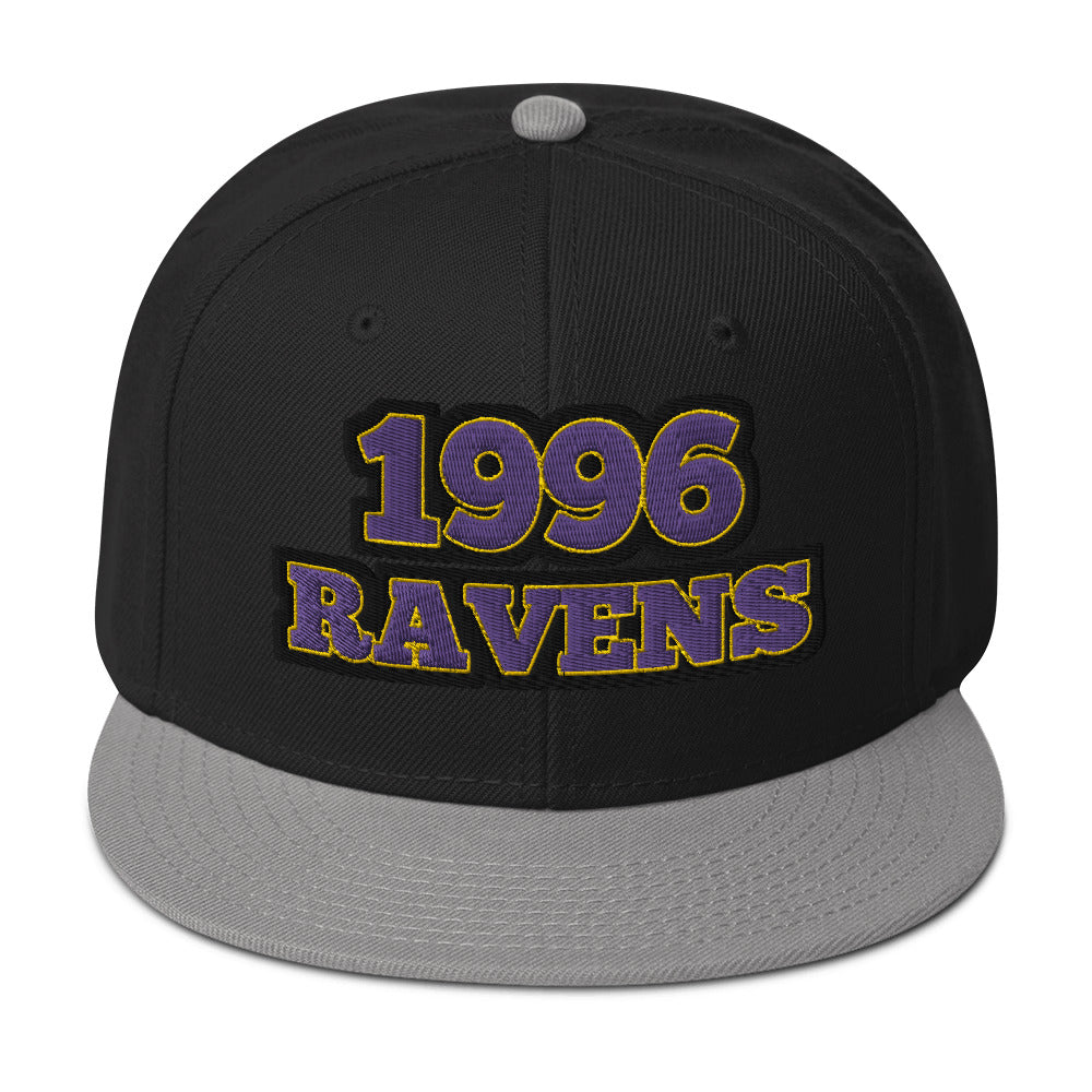 Ravens 1996 Hat / Baltimore Ravens Hat / 1996 Ravens Snapback Hat