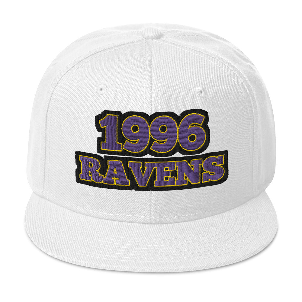 Ravens 1996 Hat / Baltimore Ravens Hat / 1996 Ravens Snapback Hat