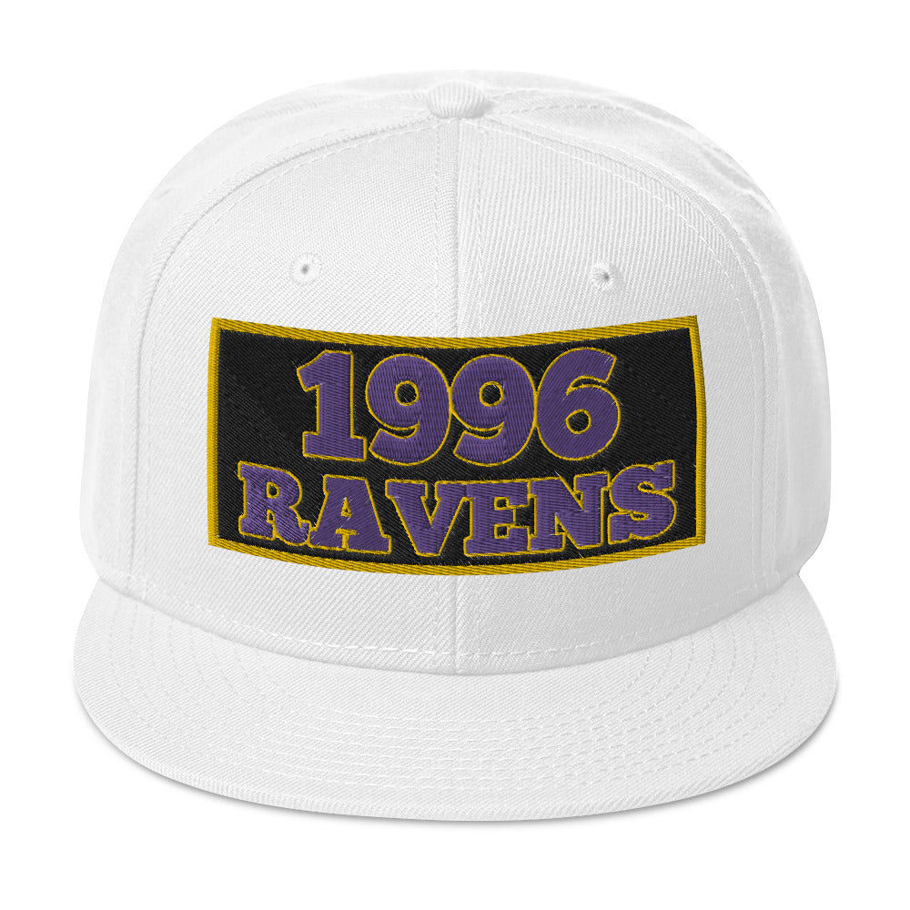 Ravens 1996 Hat / Baltimore Ravens Hat / 1996 Ravens Snapback Hat