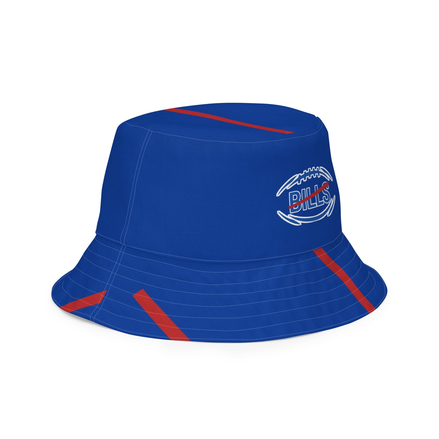 Buffalo Bills Bucket Hat / Love For 3 / Buffalo Bills 3 Bucket Hat