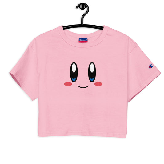 Kirby T-Shirt / Kirby Funny Face / Funny Face Champion crop top