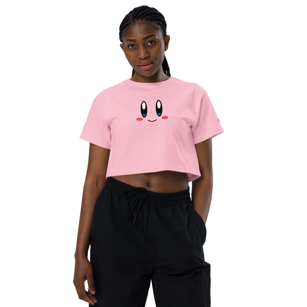 Kirby T-Shirt / Kirby Funny Face / Funny Face Champion crop top