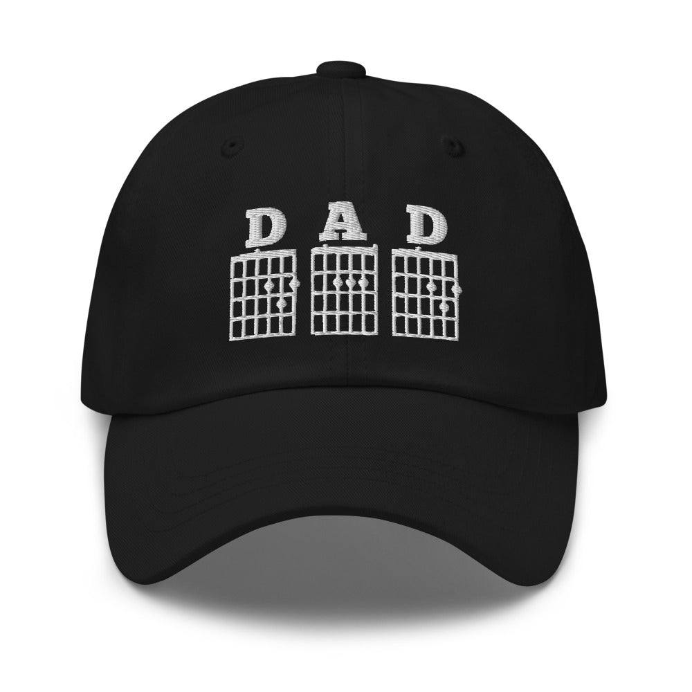 Mens Guitar Chord hat / Dad Best Ever Hat / Dad hat