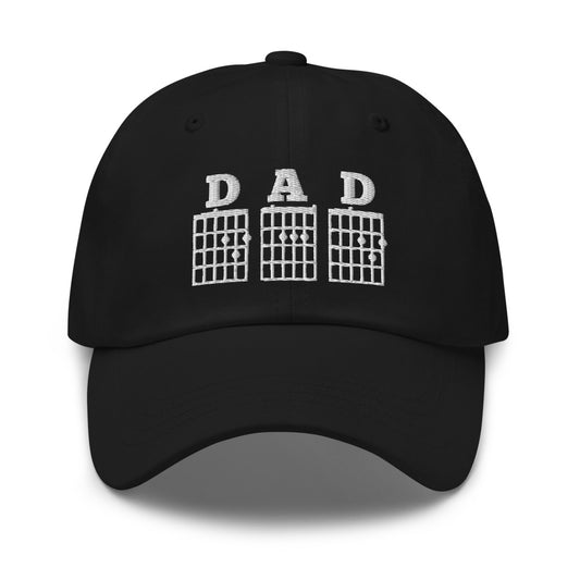 Mens Guitar Chord hat / Dad Best Ever Hat / Dad hat