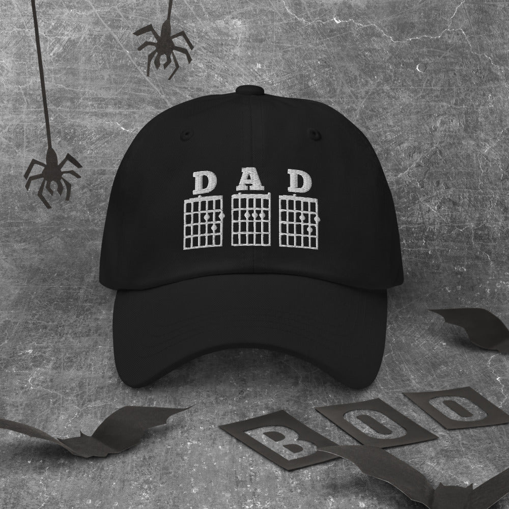 Mens Guitar Chord hat / Dad Best Ever Hat / Dad hat