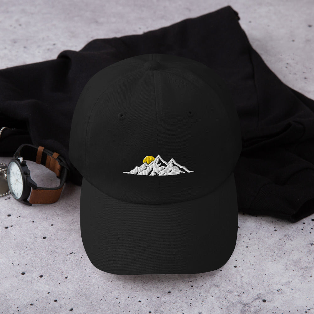 Mountains hat / Mountains embroidered hat / Mountains Dad hat