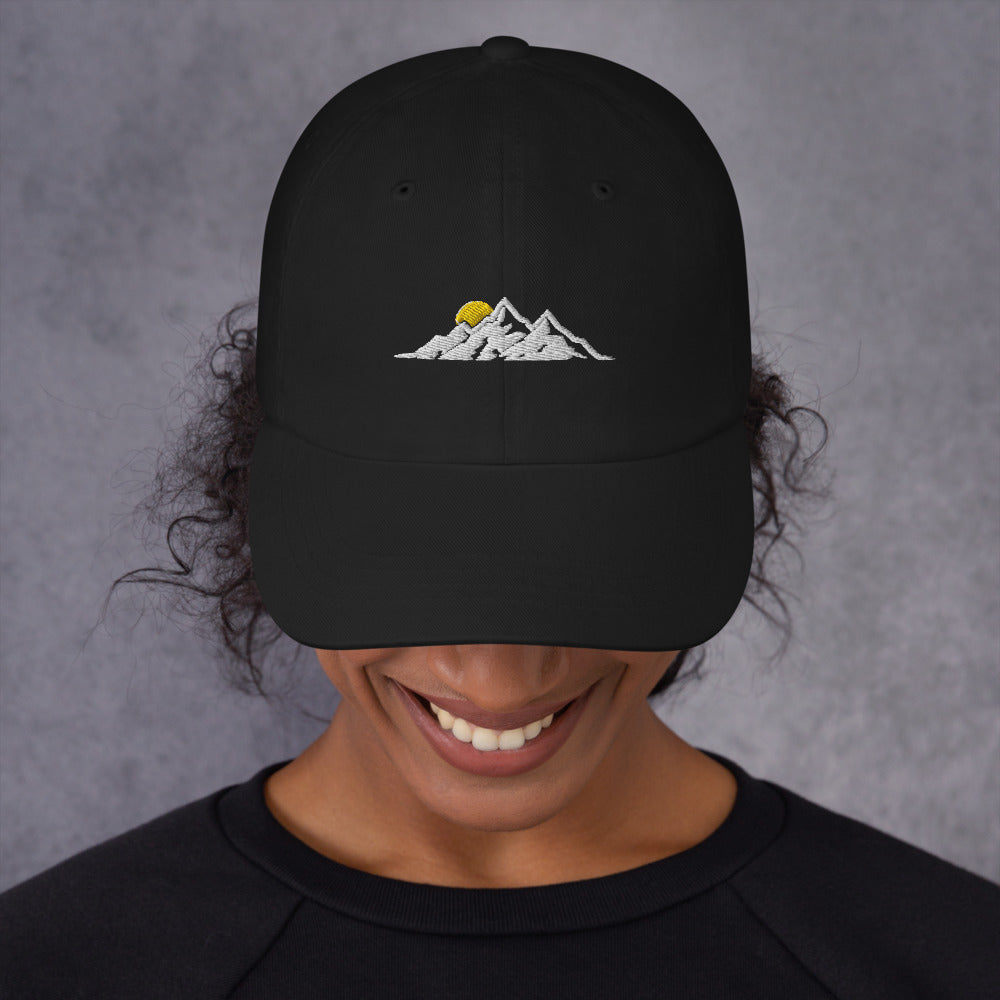 Mountains hat / Mountains embroidered hat / Mountains Dad hat