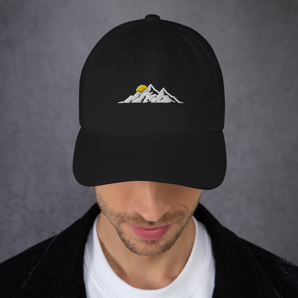 Mountains hat / Mountains embroidered hat / Mountains Dad hat