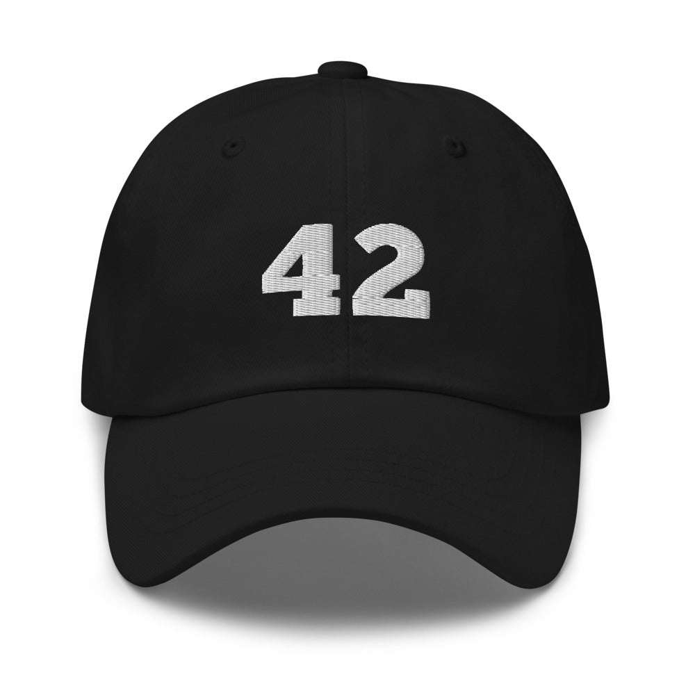 Chadwick Boseman 42 hat / Black Panther hat / 42 hat / Dad hat