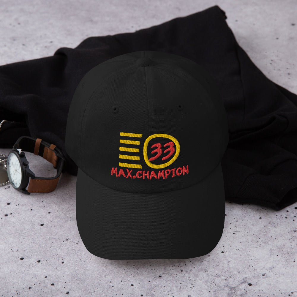 Max Verstappen Champion hat / 33 hat / Dad hat