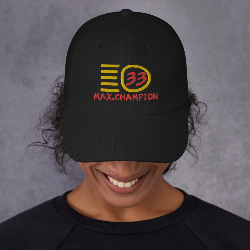 Max Verstappen Champion hat / 33 hat / Dad hat