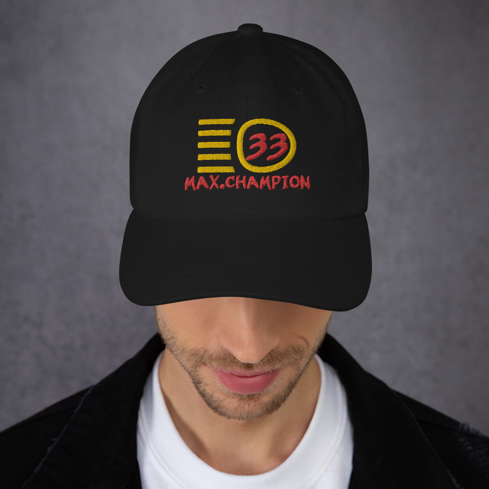 Max Verstappen Champion hat / 33 hat / Dad hat