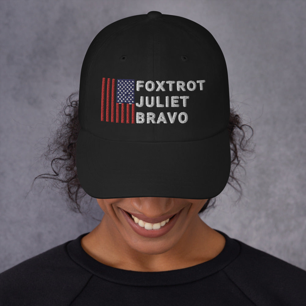 Foxtrot juliet bravo hat / foxtrot juliet bravo Dad hat