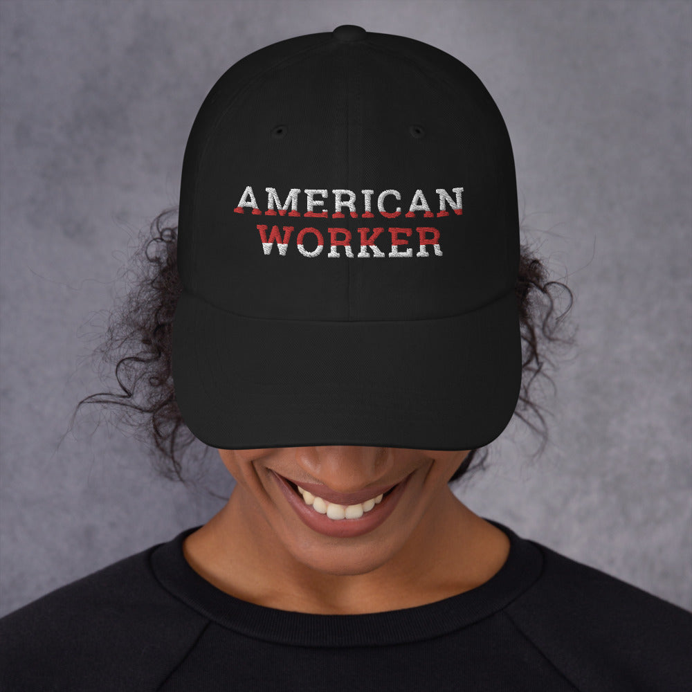American worker hat / American worker dad hat