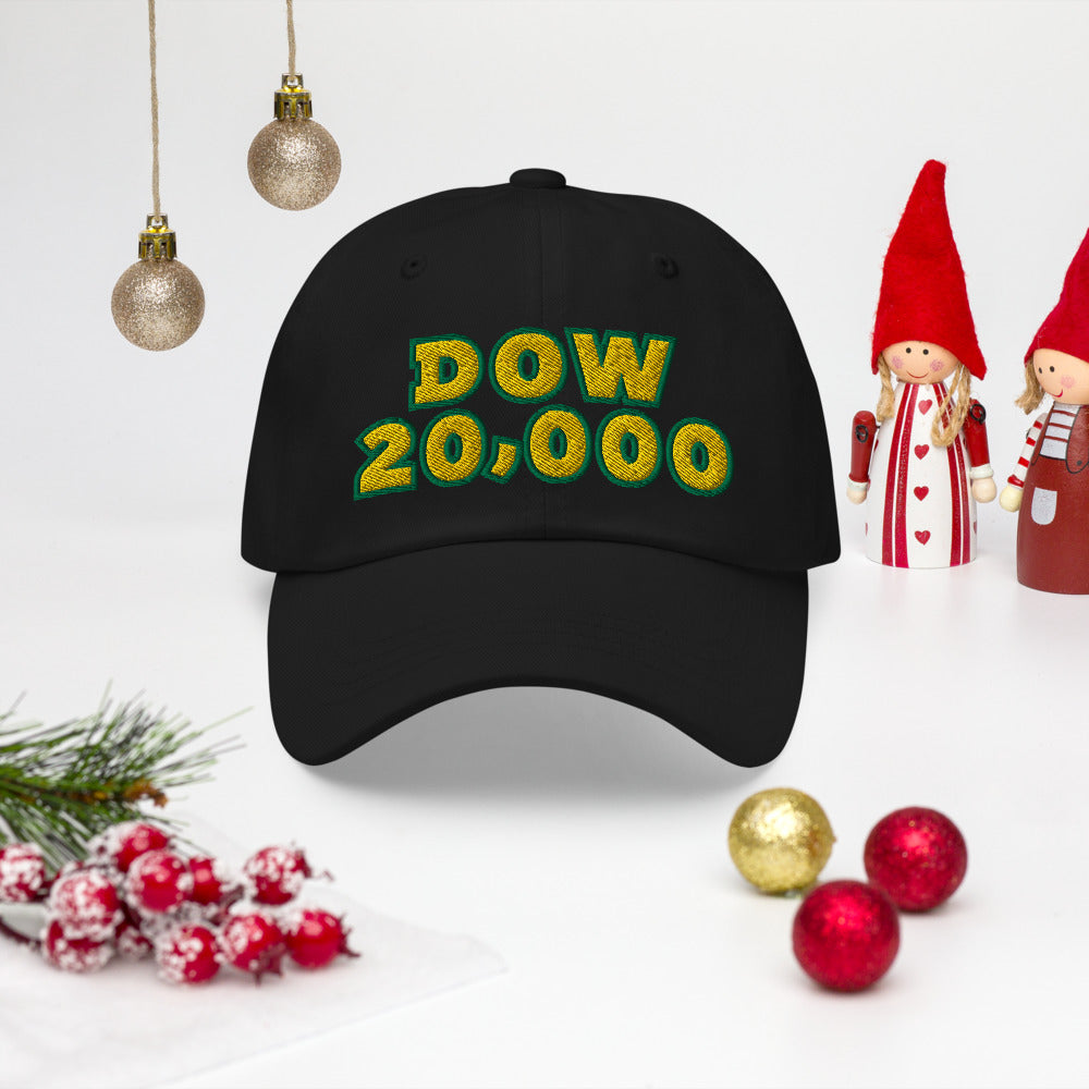 Dow 20.000 Hat / Dow 20k Hat / Dow 20000 3D Embroidery Dad Hat