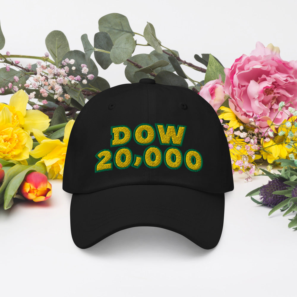 Dow 20.000 Hat / Dow 20k Hat / Dow 20000 3D Embroidery Dad Hat